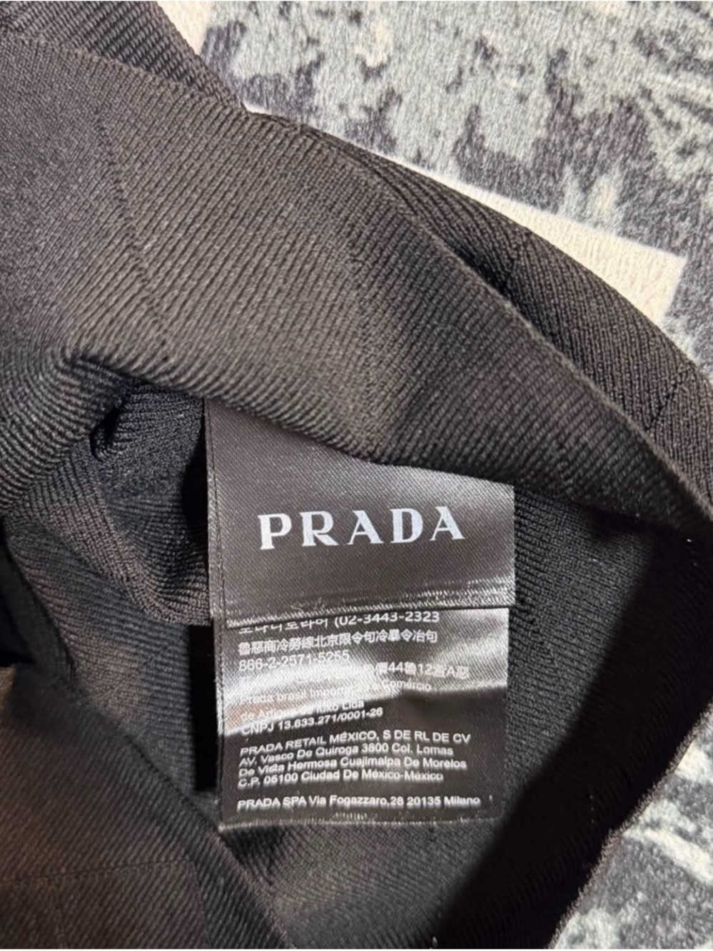 Prada Black Quilted Knit Tank & Skirt Set Size Large - Picture 5 of 10